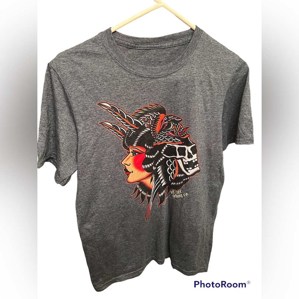 Unisex Self Care Clothing Tattoo Shirt